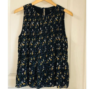 HALOGEN PLEATED SLEEVELESS TOP SZ SP